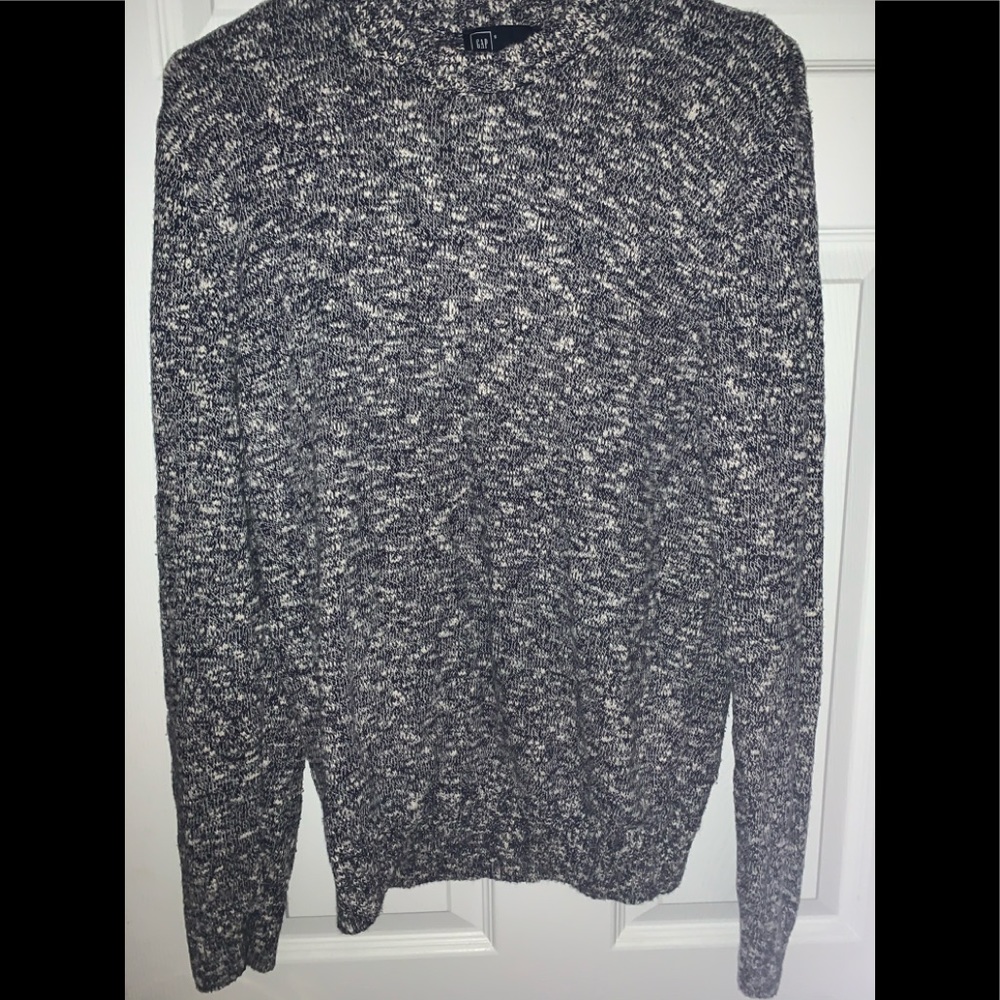 Gap sweater, black and white, thick.
